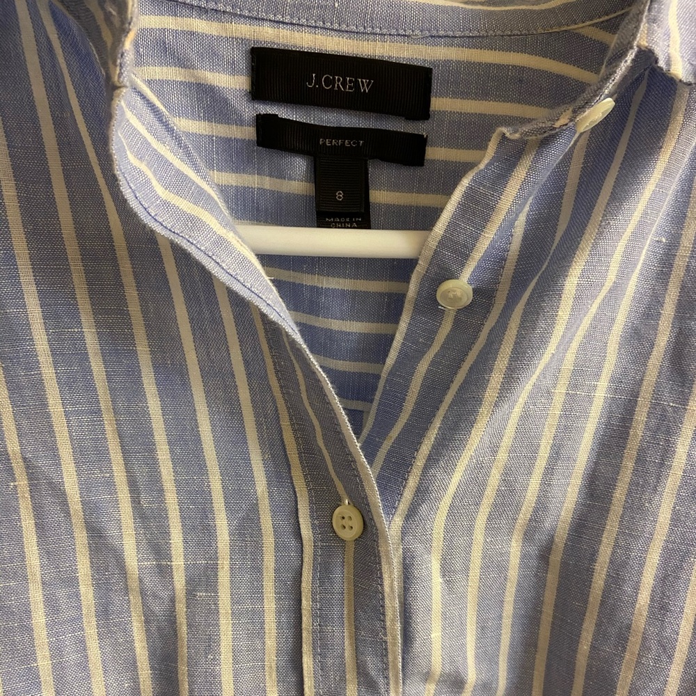 JCrew Striped Button Up - Picture 3 of 5